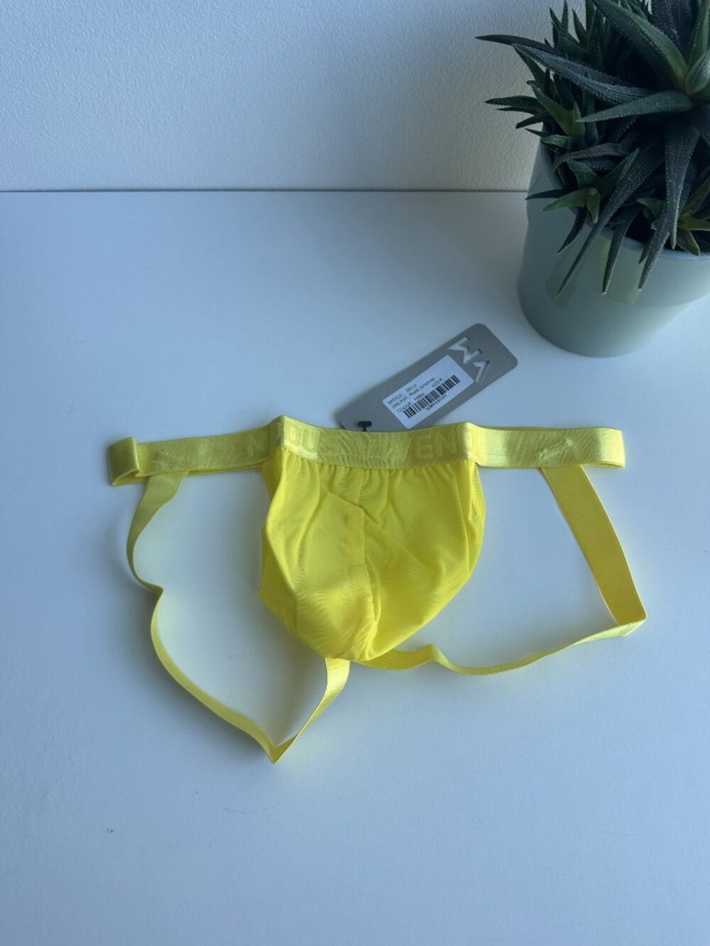 Modus Vivendi - Muslin Jockstrap - Yellow (M) - Picture 3 of 5